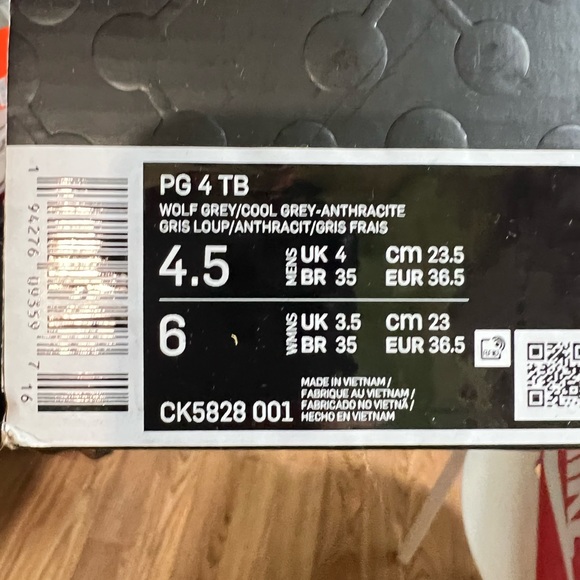 Nike PG4 TB Wolf Grey!!! - Picture 8 of 14